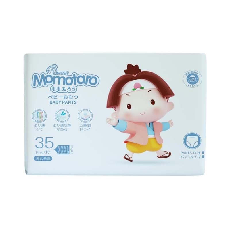 Подгузники-трусики Momotaro детские размер xxxl от 17 кг 35 шт - фото #0, Technodom.kz