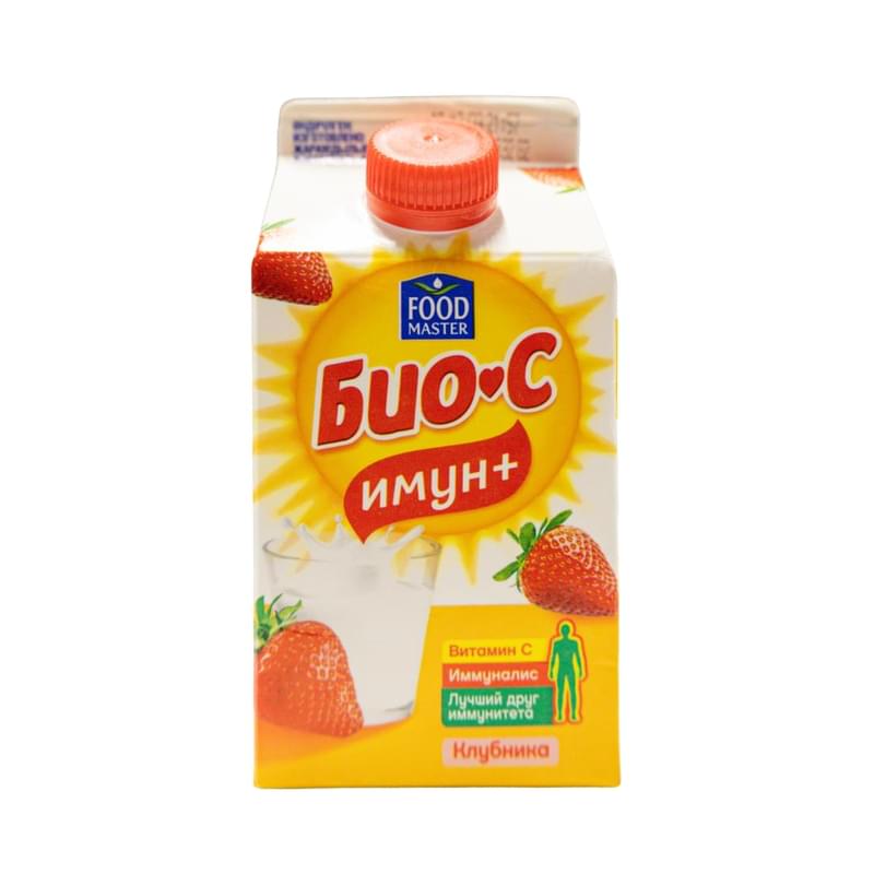 Био-с Имун+ клубника 2,9% 450 мл - фото #0, Technodom.kz