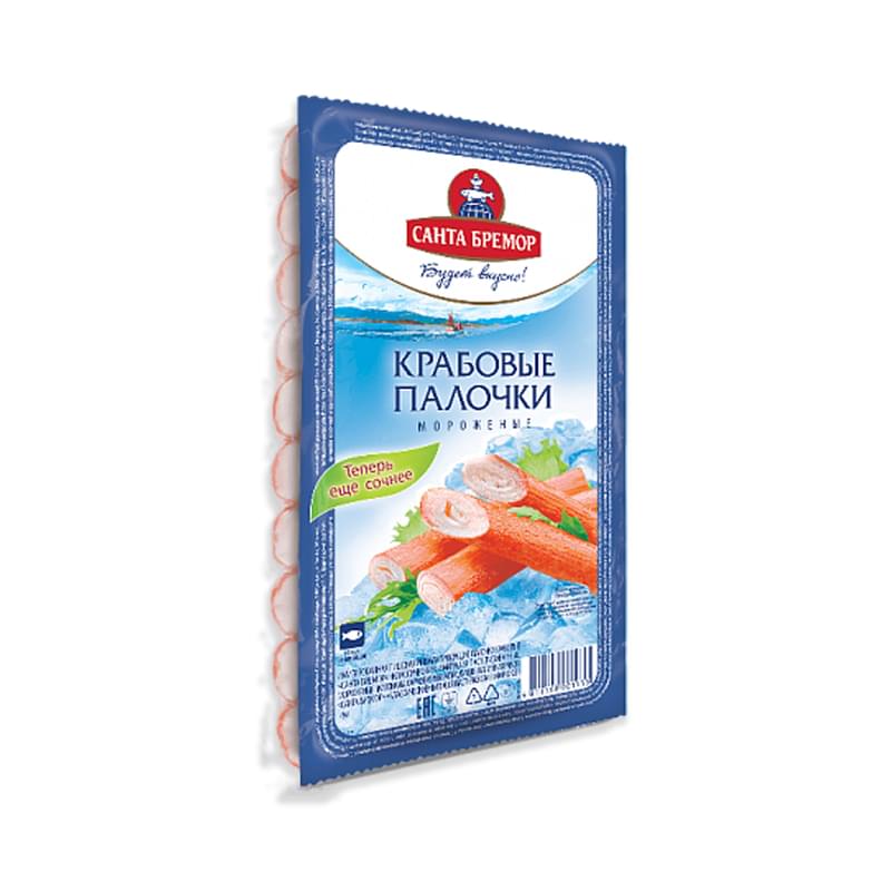 Палочки крабовые Санта Бремор классические замороженные 200 г - фото #0, Technodom.kz Палочки крабовые Санта Бремор классические замороженные 200 г - фото #0, Technodom.kz