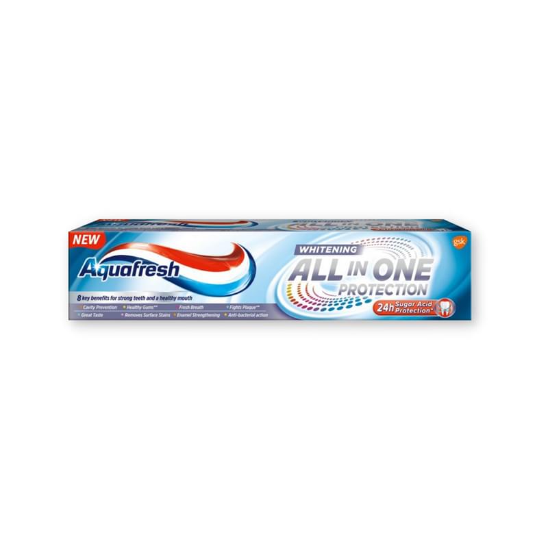 Паста зубная Aquafresh All in One отбеливание 100 мл - фото #0, Technodom.kz Паста зубная Aquafresh All in One отбеливание 100 мл - фото #0, Technodom.kz