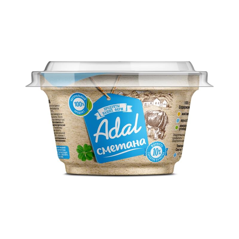 Сметана Adal Продукты Наших Ферм 10% 180 г - фото #0, Technodom.kz Сметана Adal Продукты Наших Ферм 10% 180 г - фото #0, Technodom.kz