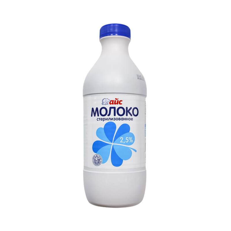 Молоко Айс стерилизованное 2.5% 1 л - фото #0, Technodom.kz