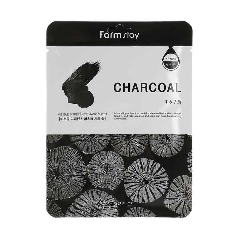 Маска тканевая Farmstay Charcoal 1 шт - фото #0, Technodom.kz Маска тканевая Farmstay Charcoal 1 шт - фото #0, Technodom.kz