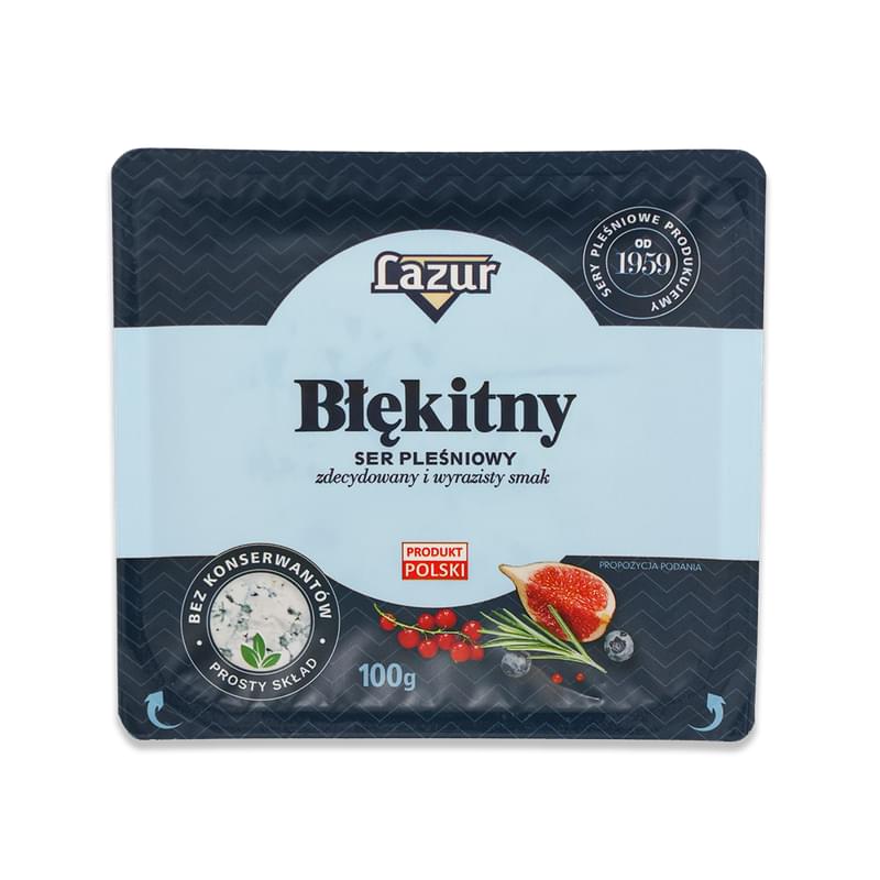 Сыр Lazur Blekitniy с голубой плесенью мягкий в/у 100 г - фото #0, Technodom.kz Сыр Lazur Blekitniy с голубой плесенью мягкий в/у 100 г - фото #0, Technodom.kz