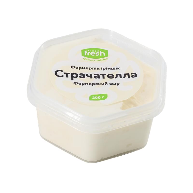 Сыр Airba Fresh Страчателла 200 г - фото #1, Technodom.kz
