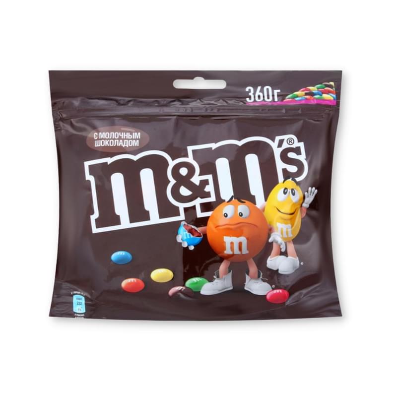 Драже M&M's с молочным шоколадом 360 г - фото #0, Technodom.kz Драже M&M's с молочным шоколадом 360 г - фото #0, Technodom.kz