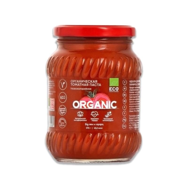 Паста томатная Organic Around без соли и сахара ст/б 370 мл - фото #0, Technodom.kz