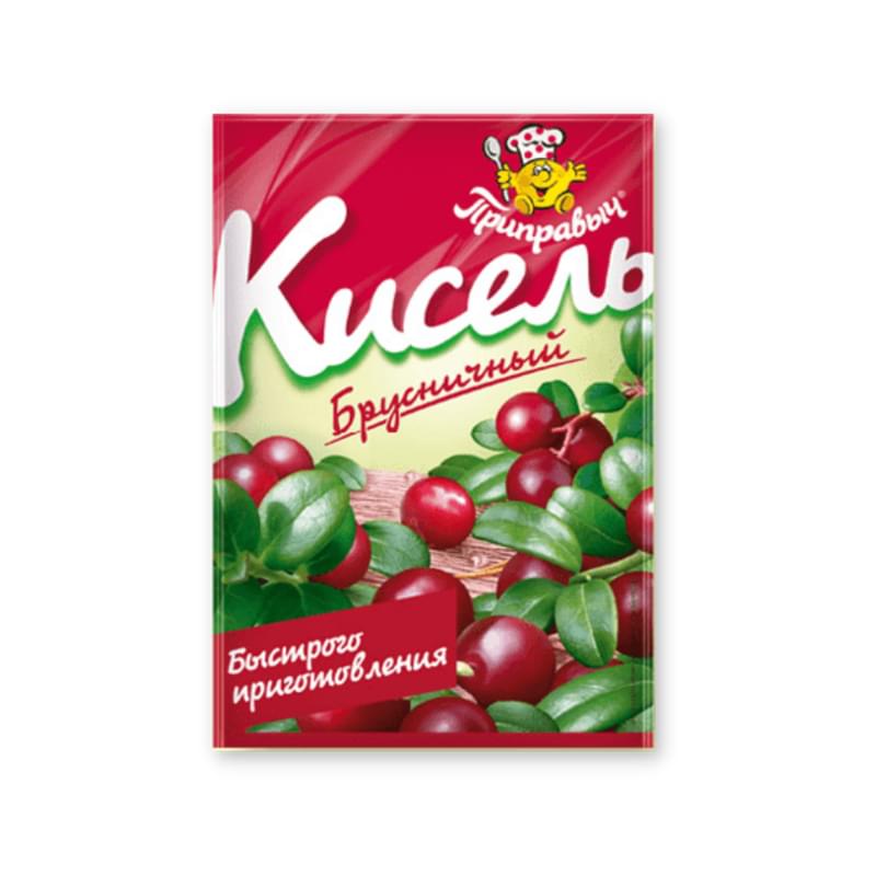 Кисель Приправыч брусничный 110 г - фото #0, Technodom.kz