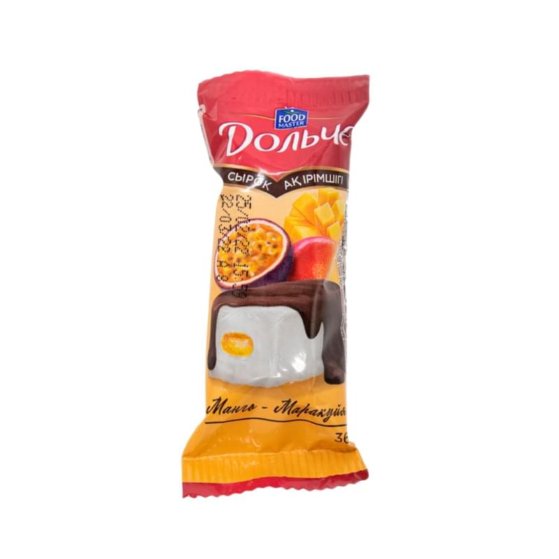 Сырок FoodMaster глазированный Дольче тропическое манго и маракуйя 15% 36 г - фото #0, Technodom.kz Сырок FoodMaster глазированный Дольче тропическое манго и маракуйя 15% 36 г - фото #0, Technodom.kz