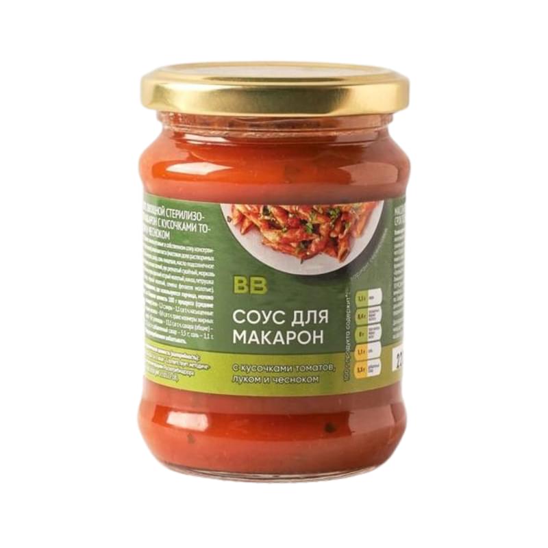 Соус ВкусВилл для макарон с кусочками томатов, луком и чесноком 260 г - фото #0, Technodom.kz