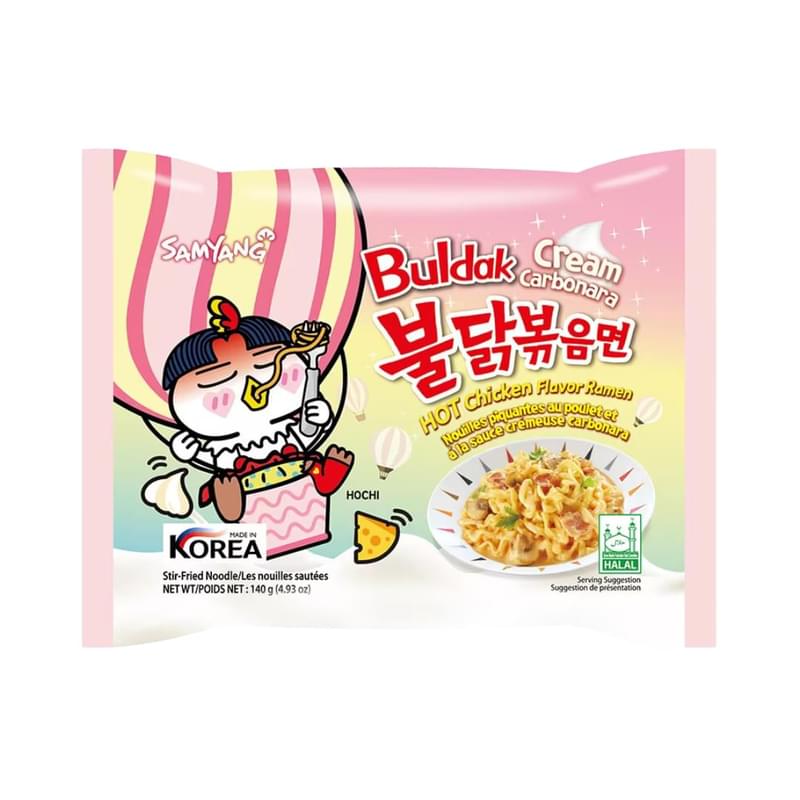 Лапша SamYang Buldak острая со вкусом курицы и сливочного соуса карбонара 140 г - фото #0, Technodom.kz