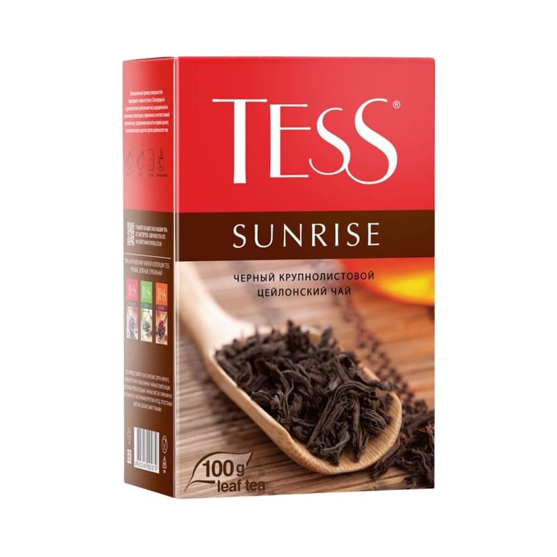 Чай Tess Sunrise черный листовой 100 г - фото #0, Technodom.kz