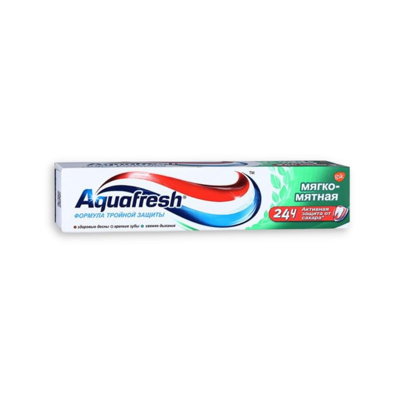 Паста зубная Aquafresh мягко-мятная 100 мл - фото #0, Technodom.kz Паста зубная Aquafresh мягко-мятная 100 мл - фото #0, Technodom.kz