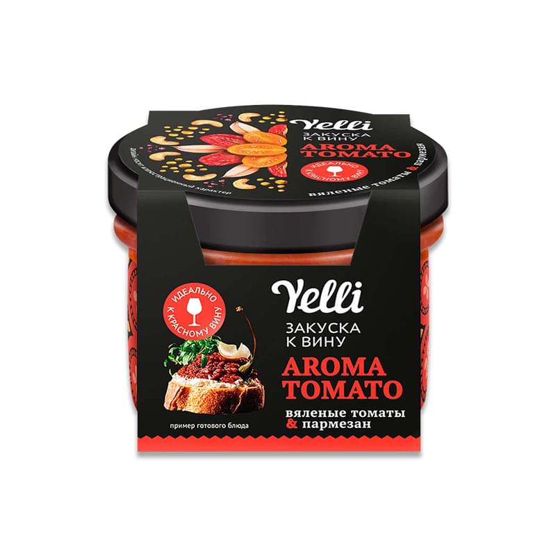 Закуски к вину Yelli Aroma tomato топпинг для брускетт 100 г - фото #0, Technodom.kz