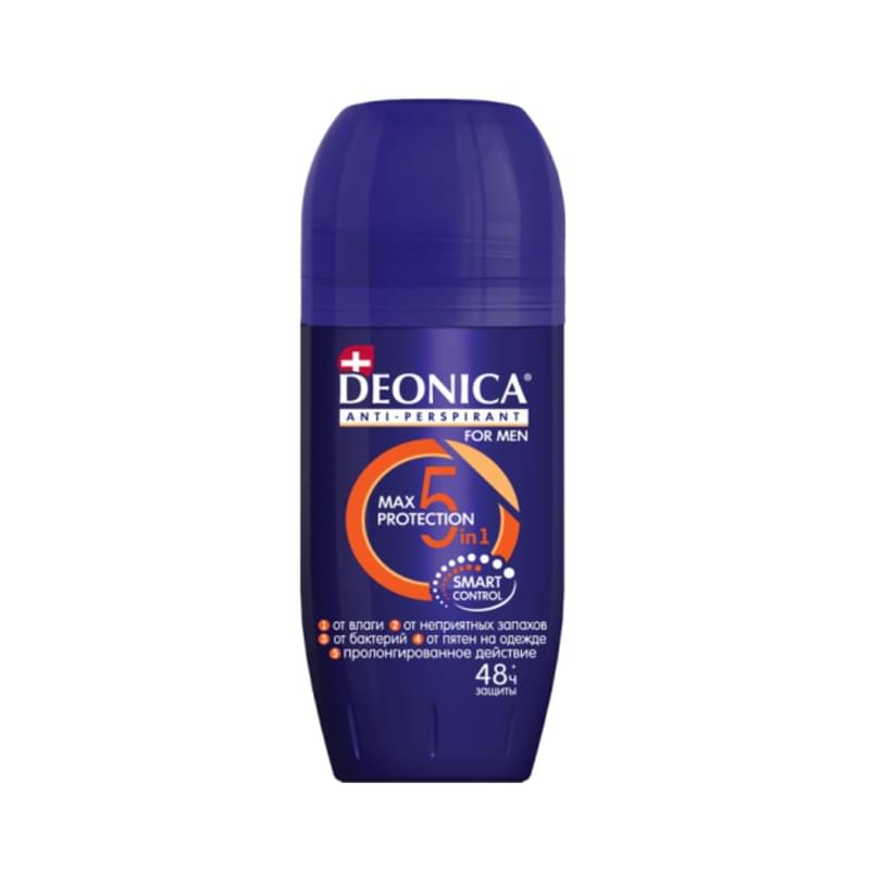 Дезодорант-антипреспирант Deonica For men Max-protection 5в1 роликовый 50 мл - фото #0, Technodom.kz
