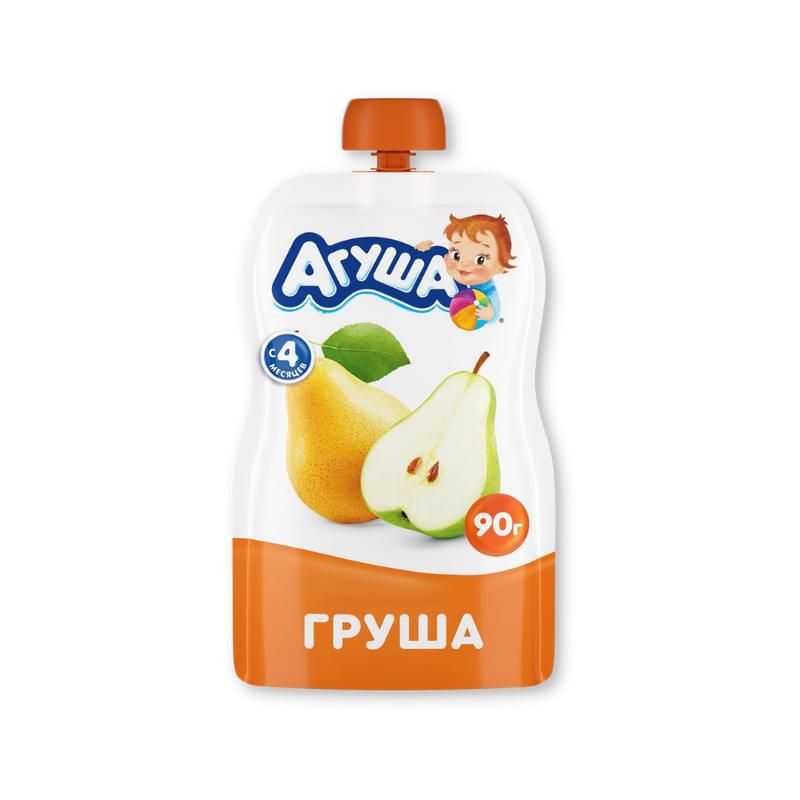 Пюре Агуша фруктовое с грушей с 4 месяцев 90 г - фото #0, Technodom.kz Пюре Агуша фруктовое с грушей с 4 месяцев 90 г - фото #0, Technodom.kz