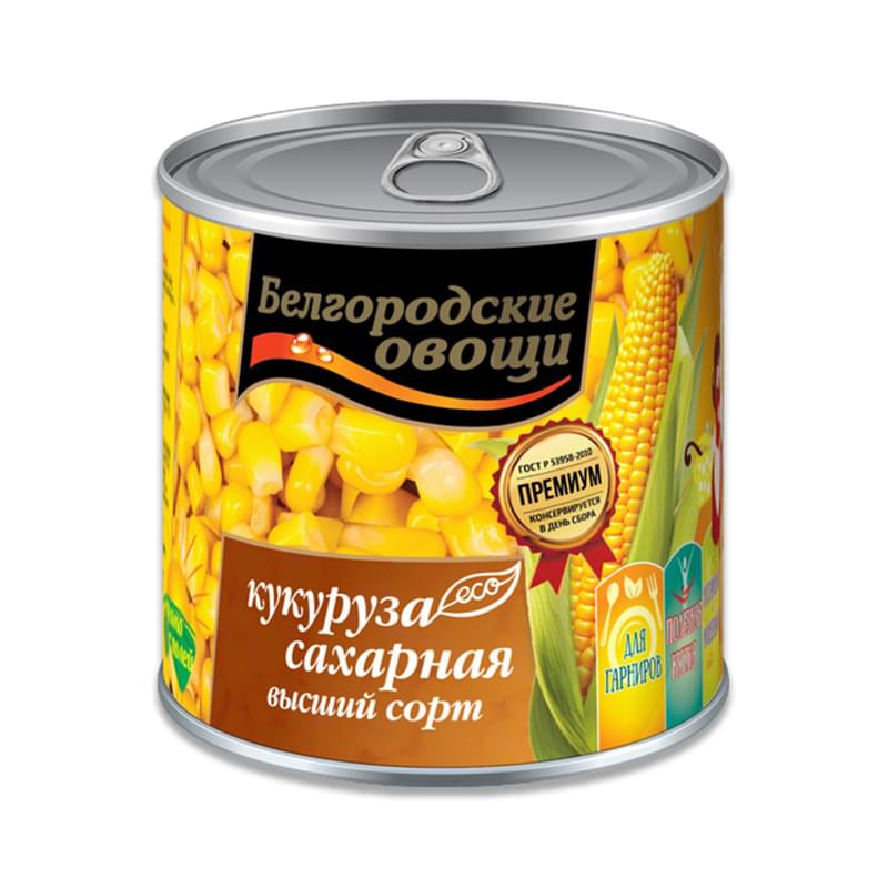 Кукуруза Белгородские овощи премиум ж/б 200 г - фото #0, Technodom.kz