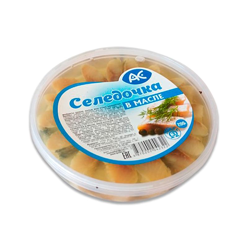 Пресерва АС Селедочка в масле 200 г - фото #0, Technodom.kz