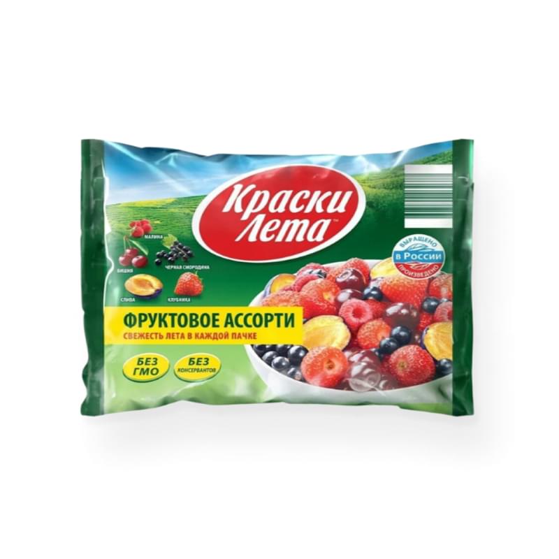 Ассорти фруктовое Краски лета замороженное 300 г - фото #0, Technodom.kz
