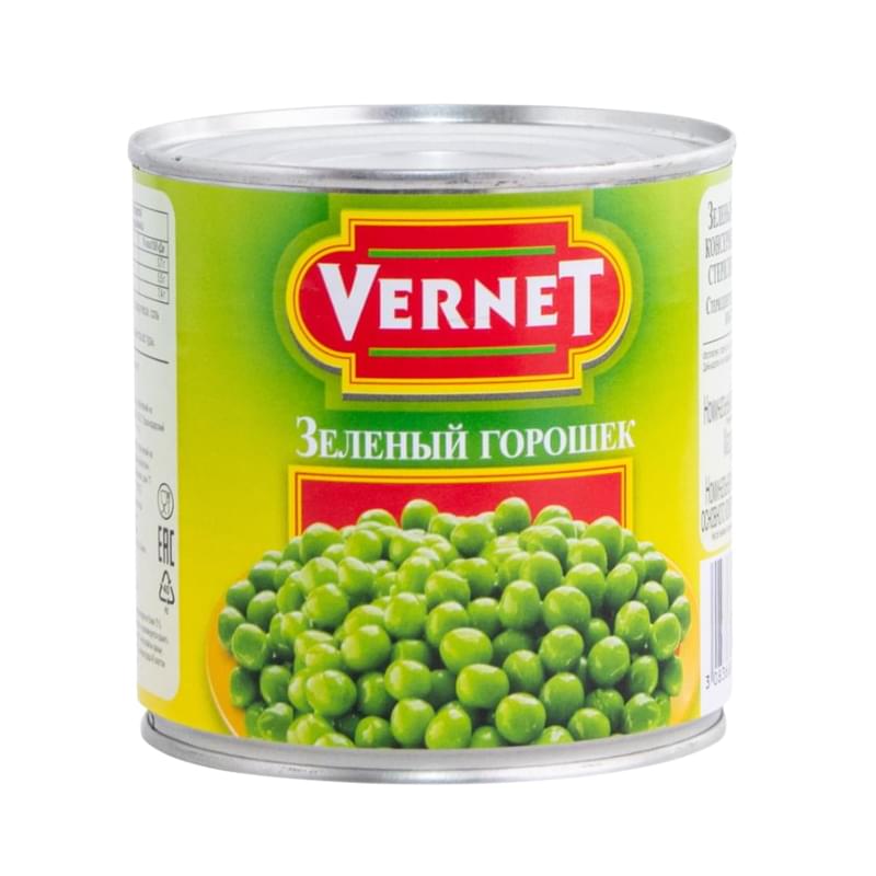 Горошек зеленый Vernet 425 мл - фото #0, Technodom.kz