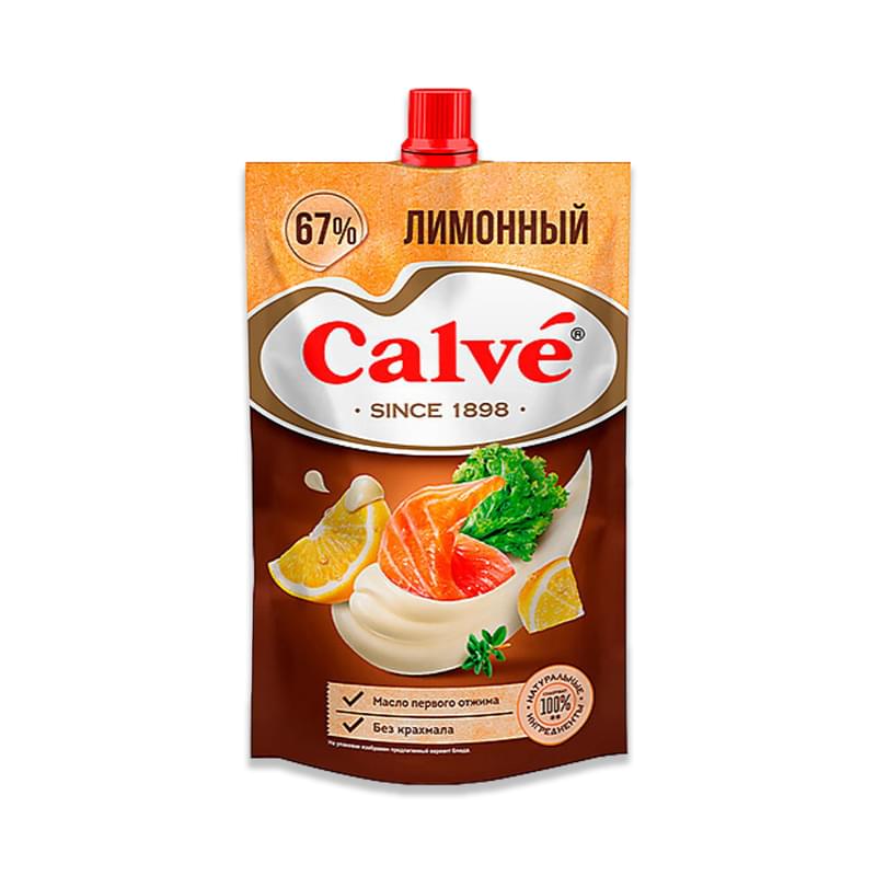 Майонез Calve с соком лимона 67% 200 г - фото #0, Technodom.kz