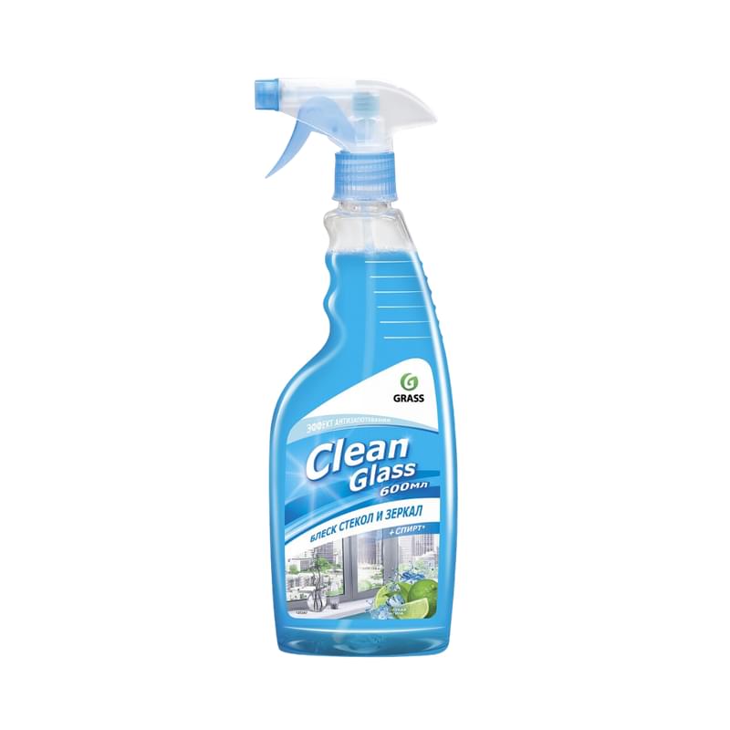 Очиститель Grass Clean Glass для стекол и зеркал Голубая лагуна 600 мл - фото #0, Technodom.kz