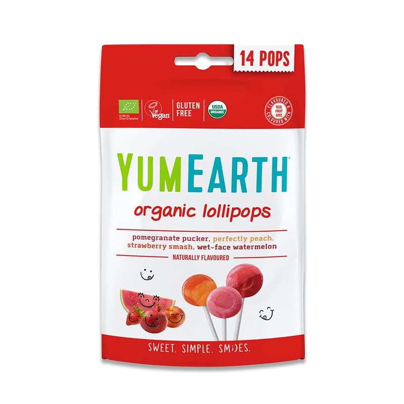 Леденцы YumEarth органические фруктовые 4 вкуса 14  шт - фото #0, Technodom.kz Леденцы YumEarth органические фруктовые 4 вкуса 14  шт - фото #0, Technodom.kz