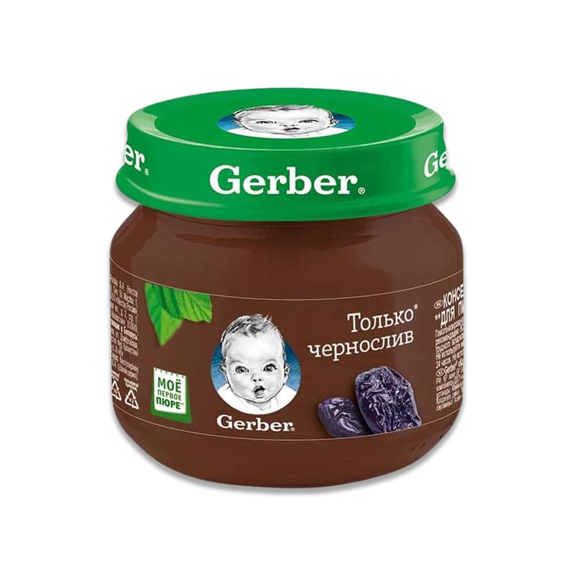 Пюре Gerber чернослив 80 г - фото #0, Technodom.kz