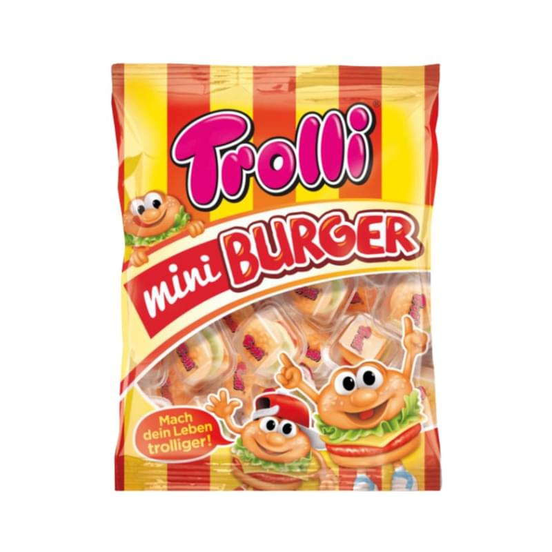 Мармелад Trolli жевательный мини-бургер Mini burger 170 г - фото #0, Technodom.kz