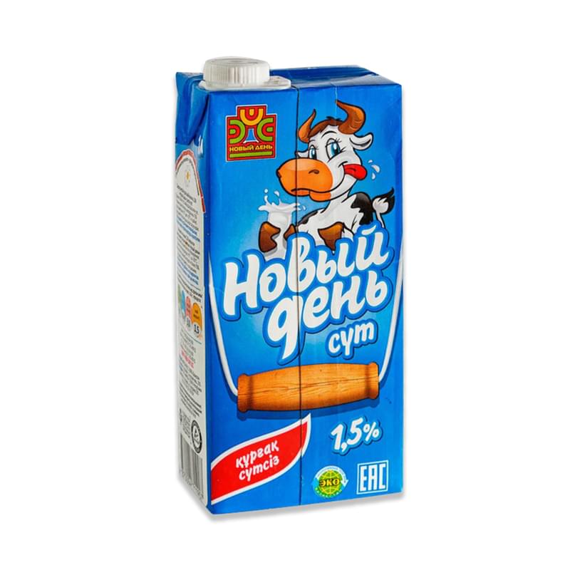 Молоко Новый день 1.5% 1 л - фото #0, Technodom.kz Молоко Новый день 1.5% 1 л - фото #0, Technodom.kz