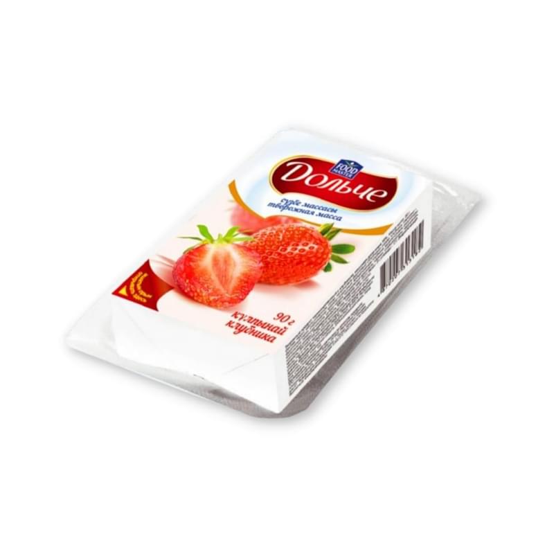 Масса творожная FoodMaster Дольче клубника 18% 90 г - фото #0, Technodom.kz