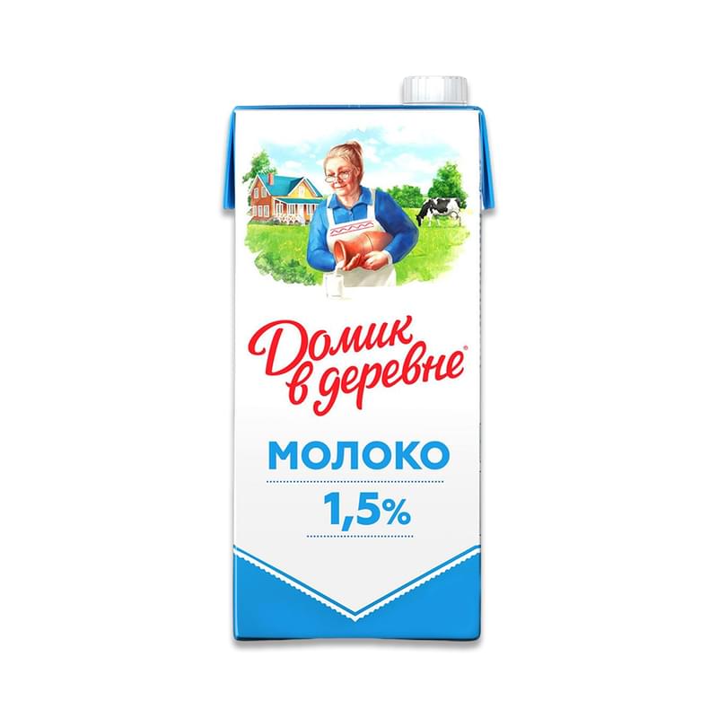Молоко Домик в деревне ультрапастеризованное 1,5% 950 г - фото #0, Technodom.kz Молоко Домик в деревне ультрапастеризованное 1,5% 950 г - фото #0, Technodom.kz