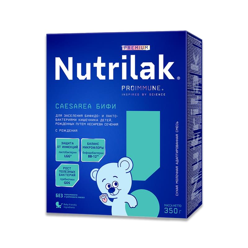 Смесь молочная Nutrilak Premium Caesarea БИФИ адаптированная 350 г - фото #0, Technodom.kz
