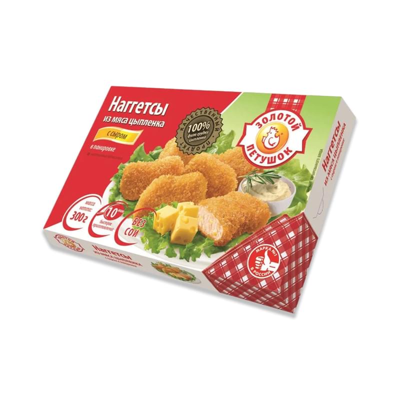 Наггетсы Золотой петушок куриные 300 г - фото #0, Technodom.kz