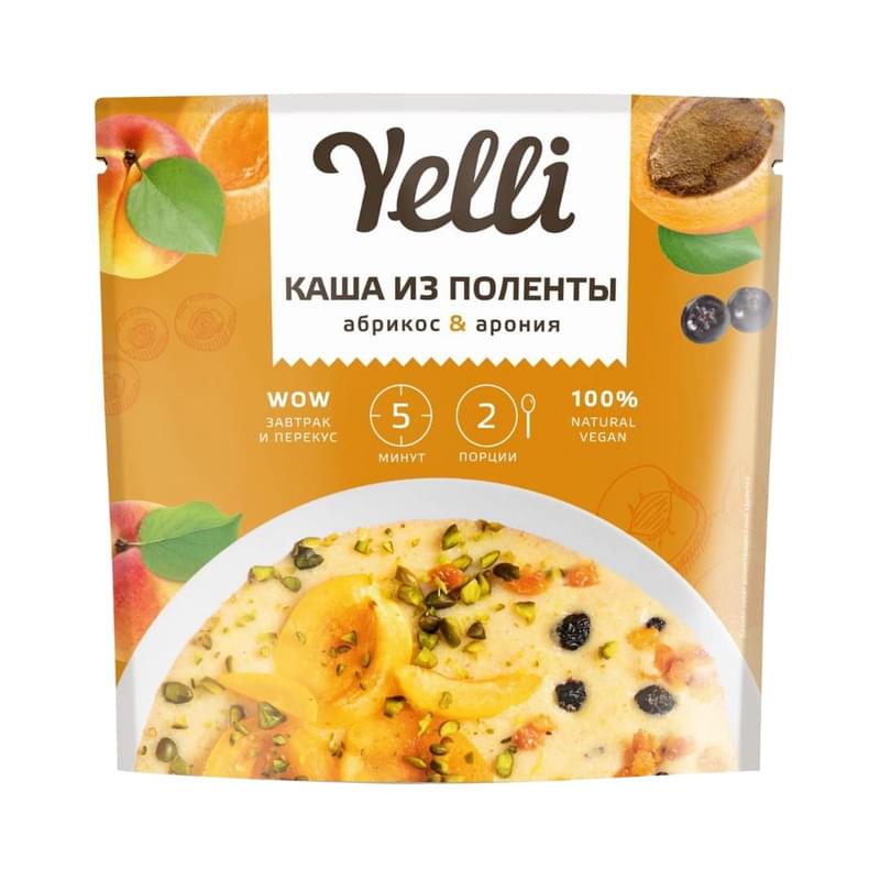 Каша Yelli из поленты абрикос и арония 60 г - фото #0, Technodom.kz