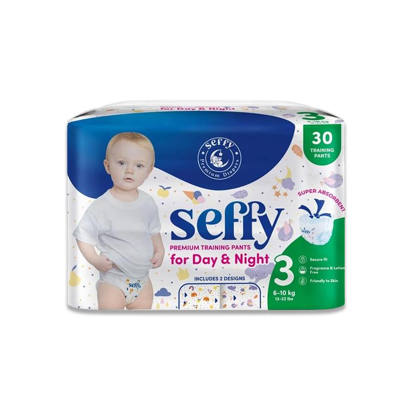 Подгузники-трусики Seffy 3 6-10 кг 30 шт - фото #0, Technodom.kz Подгузники-трусики Seffy 3 6-10 кг 30 шт - фото #0, Technodom.kz