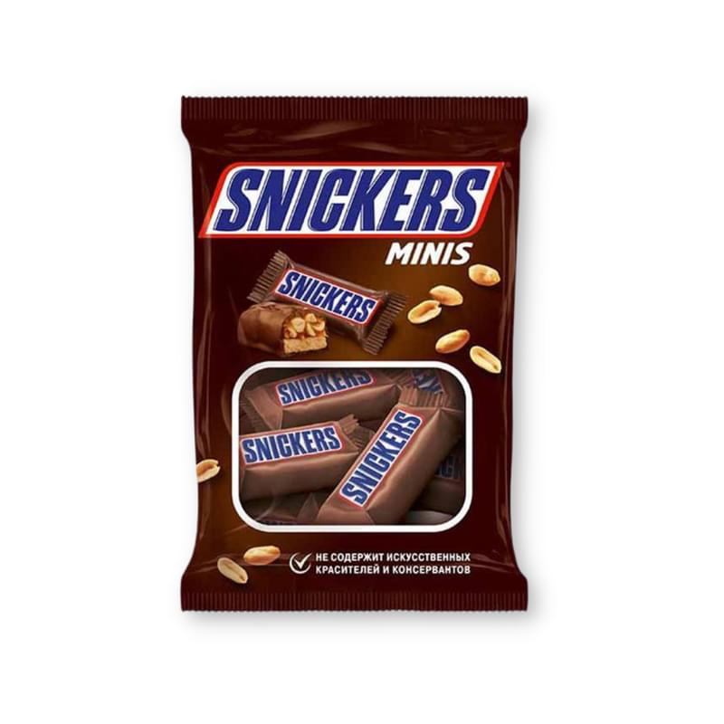 Батончик Snickers Minis шоколадный 180 г - фото #0, Technodom.kz Батончик Snickers Minis шоколадный 180 г - фото #0, Technodom.kz