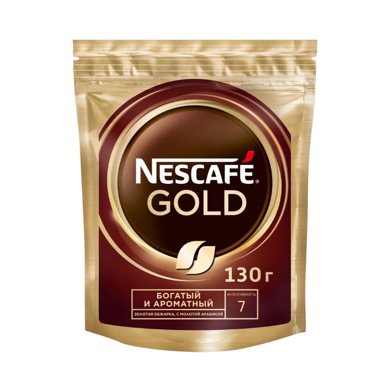 Кофе Nescafe Gold растворимый сублимированный 130 г - фото #0, Technodom.kz