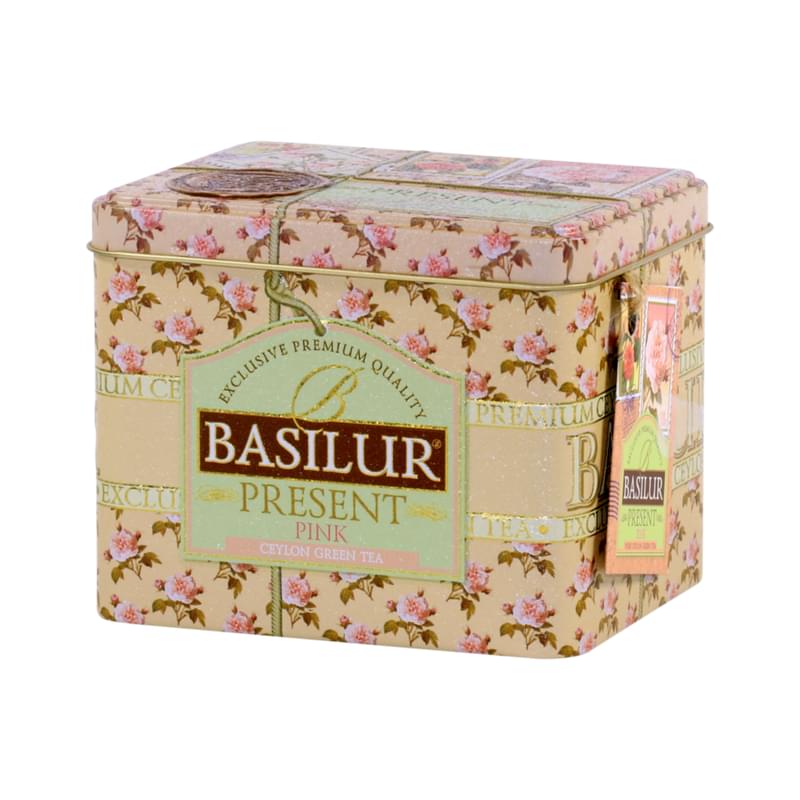 Чай Basilur Present pink ж/б 100 г - фото #0, Technodom.kz Чай Basilur Present pink ж/б 100 г - фото #0, Technodom.kz