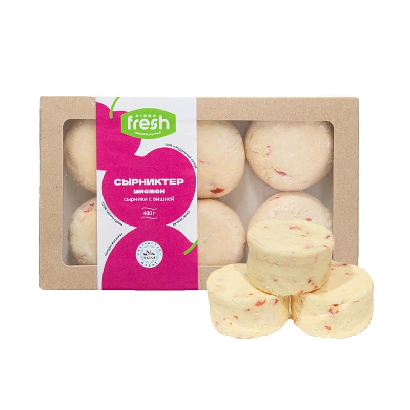 Сырники Airba Fresh с вишней замороженные 480 г - фото #0, Technodom.kz