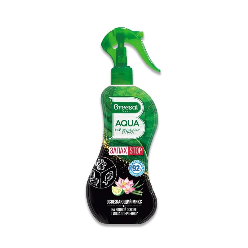 Нейтрализатор запаха Breesal Aqua Освежающий микс 375 мл - фото #0, Technodom.kz
