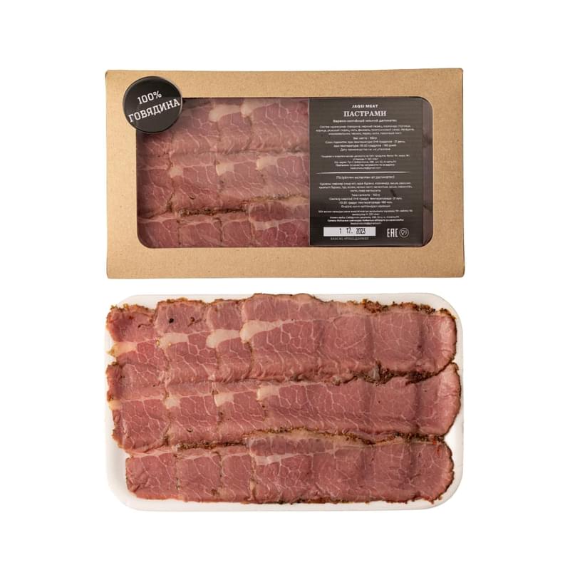 Пастрами Jaqsi Meat из говядины 165 г - фото #0, Technodom.kz