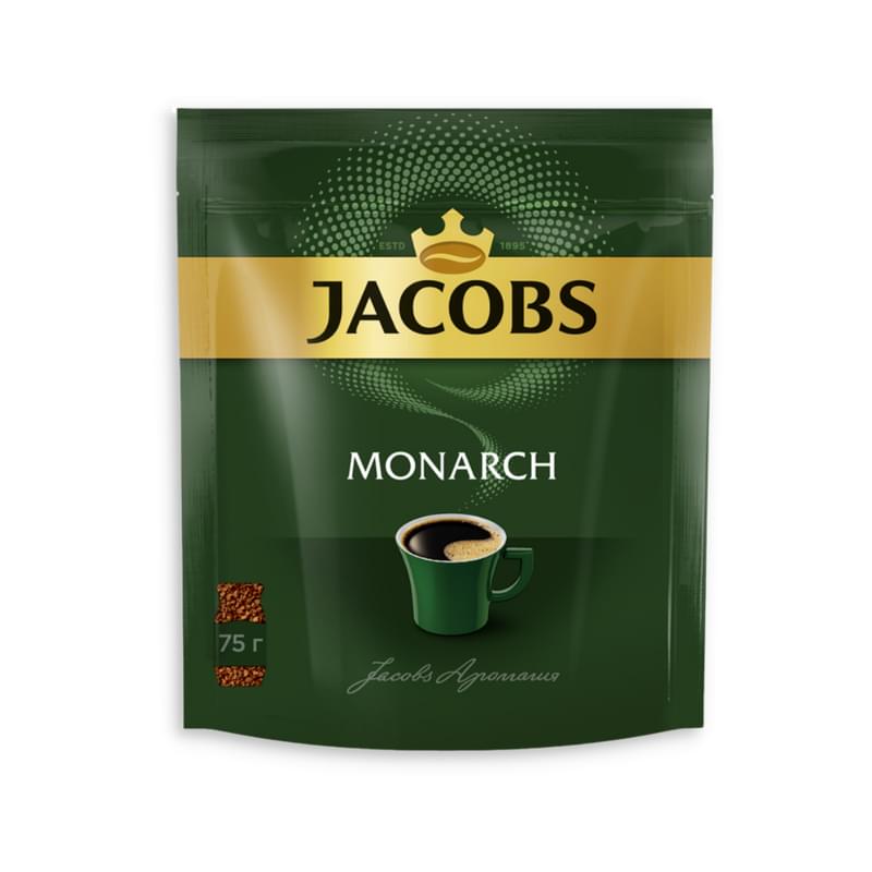 Кофе Jacobs Monarch растворимый сублимированный 75 г - фото #0, Technodom.kz