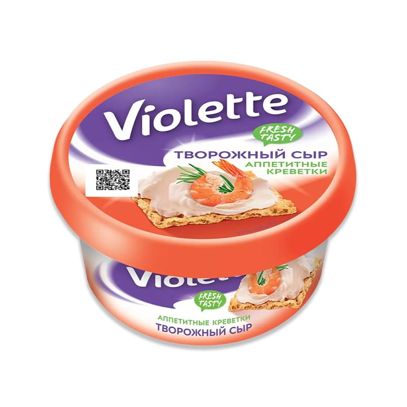 Сыр Violette творожный с креветками 70% 140 г - фото #0, Technodom.kz Сыр Violette творожный с креветками 70% 140 г - фото #0, Technodom.kz