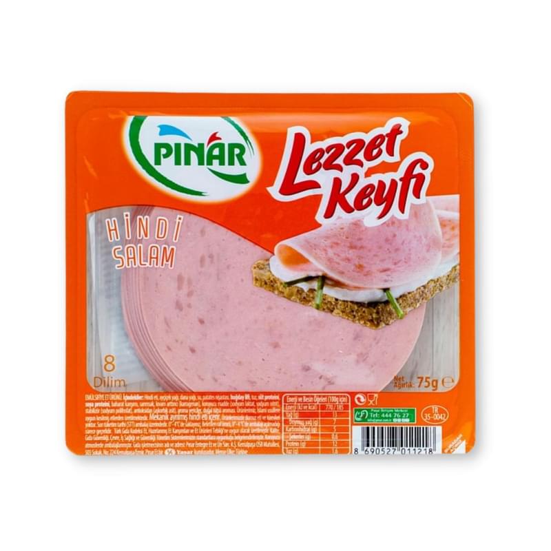 Колбаса Pinar Lezzet Keyfi вареная из индейки нарезка 75 г - фото #0, Technodom.kz Колбаса Pinar Lezzet Keyfi вареная из индейки нарезка 75 г - фото #0, Technodom.kz
