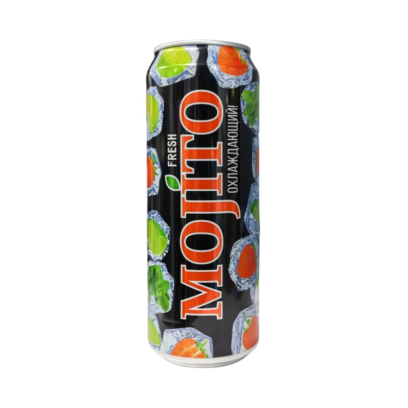Напиток Mojito безалкогольный газированный Клубника ж/б 450 мл - фото #0, Technodom.kz