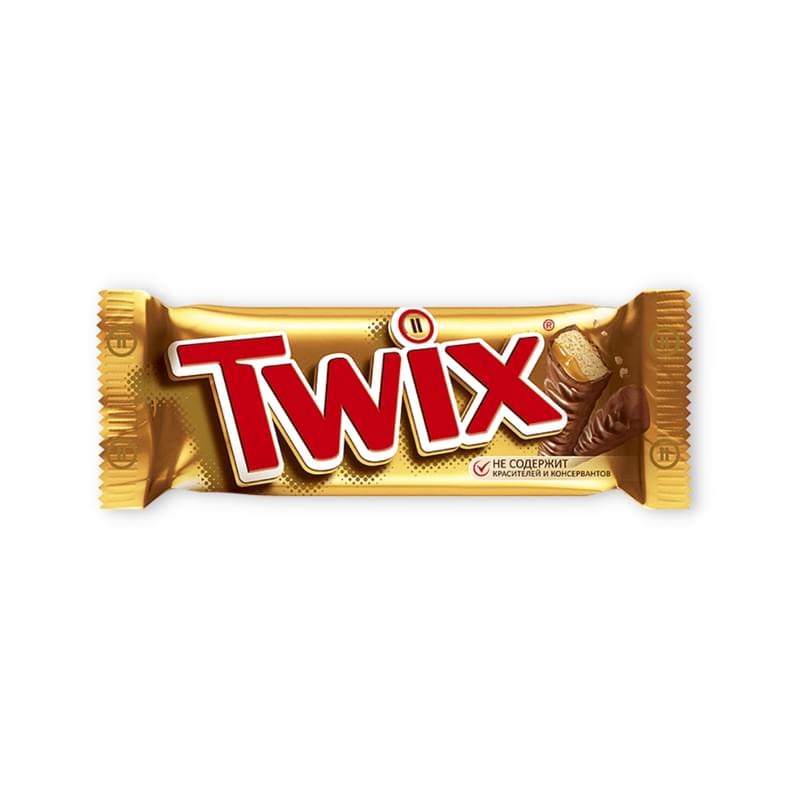Батончик Twix шоколадный с карамелью 55 г - фото #0, Technodom.kz Батончик Twix шоколадный с карамелью 55 г - фото #0, Technodom.kz
