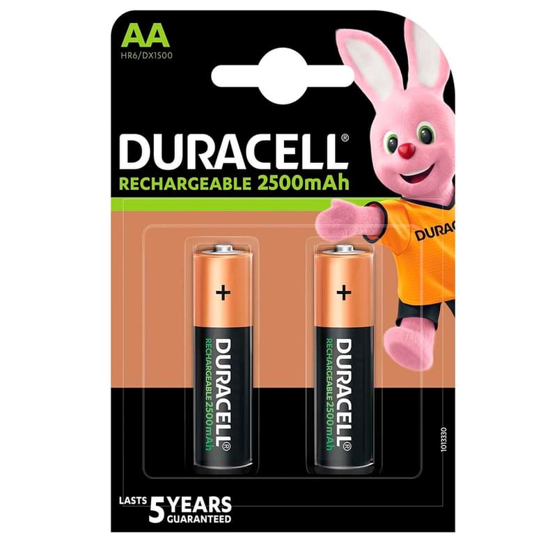 Аккумулятор AA 2шт Duracell Rechargeable 2500mAh (706204) - фото #0, Technodom.kz