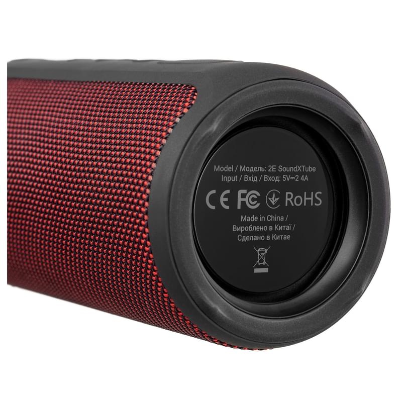 Акустическая система Bluetooth 2E SoundXTube TWS, Red (2E-BSSXTWRD) - фото #5, Technodom.kz