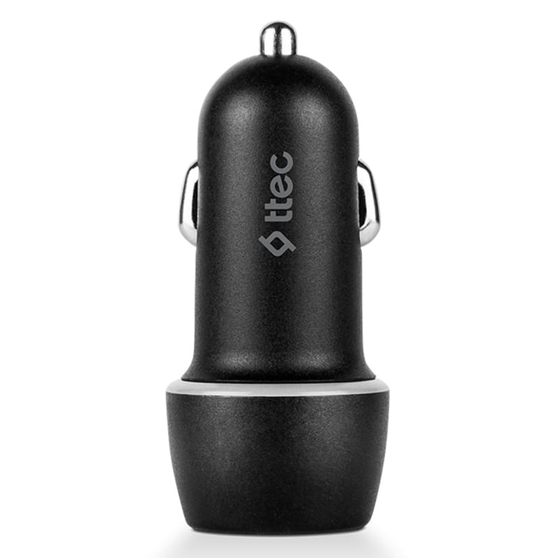 Көлік зарядтағыш ttec 2.1A + Type-C Cable Black (2CKS20CS) - фото #2, Technodom.kz
